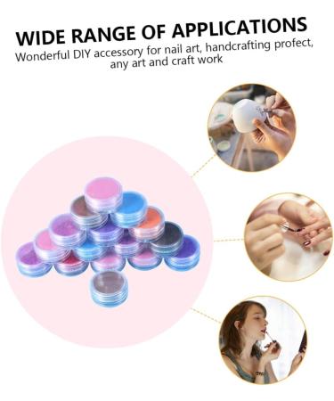  STOBOK STOBOK - 16-Color Glitter Pigment for Eyeshadow Lip Gloss Projects Dongles Theme Parties (Random Color) - Buy Online on GoSupps.com