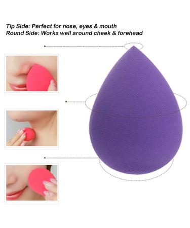 Buy 5-Piece Beauty Sponge Set & Powder Quack | Sourceton Makeup Mixer - Perfect for Powder Foundation | International Shipping - Buy Online on GoSupps.com
