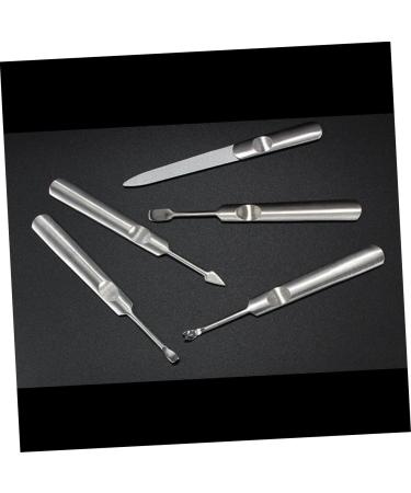 minkissy Nail Polish Remover Trimmer Stainless Steel Professional Manicure Tools Nail Tools Remover Cuticle Fork Cuticle Pusher Dead Skin Fork Dead Skin Remover Clippers Gel Precision medium As Shown - Buy Online on GoSupps.com