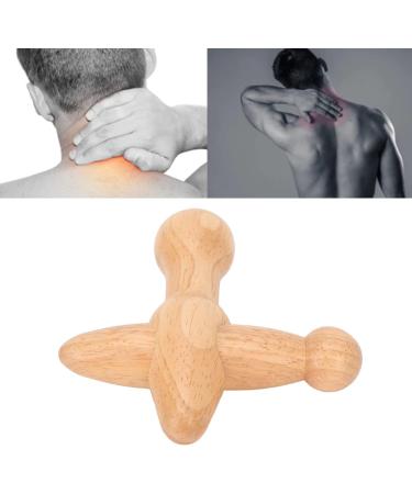 Premium Cross-Shaped Wooden Trigger Point Massager | Best Pressure Point Therapy Tool for Pain Relief - Buy Online on GoSupps.com