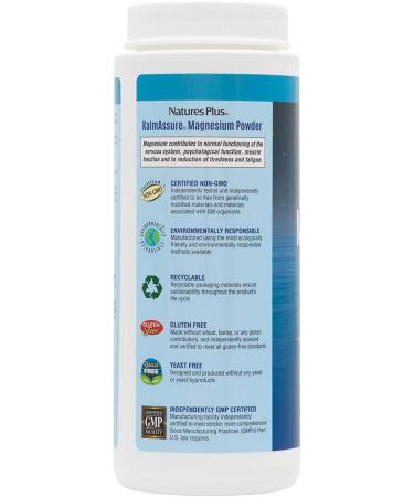 Nature's Plus Kalmassure Magnesium Powder - Orange Flavor, 400 mg, 1.15 lbs (522 g) | Natural Relaxation & Stress Relief - Buy Online on GoSupps.com