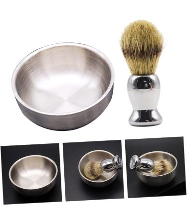 Frcolor 2pc Castle Cock Grooming Tool Set for Men - Stainless Steel Razor & Brushes Premium Men's Care Essentials - Buy Online on GoSupps.com