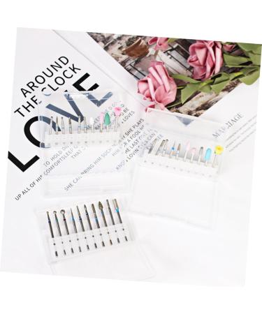 Set of 3 Nail Drill Tools Manicure Drill Nail Grinding Tungsten Steel Drill Acrylic - Buy Online on GoSupps.com
