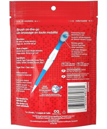 Colgate Wisp Mini Portable Brush - White Coolmint 24 Count | Travel-Friendly Dental Care - Buy Online on GoSupps.com