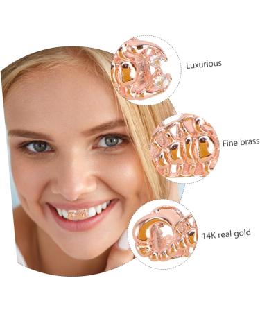 Amosfun 1pc Scorpion Single Braces Clothing for Men Mouth Teeth Grill Tooth Cover Man Grill Cover Fashion 2X1cm Golden - Buy Online on GoSupps.com