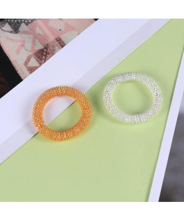 Fomiyes 3-Piece Acupressure Rings - Single-Handed Clamp for Hand & Wrist Massage Silver Arm Loop Bracelet for Women - Boost Circulation & Activate Acupuncture Points - Buy Online on GoSupps.com