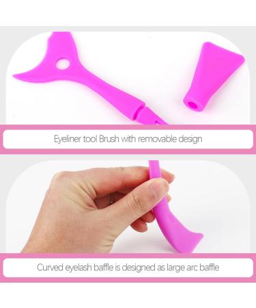 Amosfun 3pcs Eyeliner Eyeshadow Baffle Silicone Molds De Para Gelatinas Mascara Shield Beauty Tools Eyelash - Buy Online on GoSupps.com