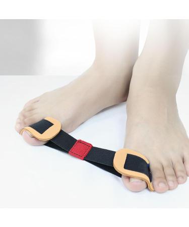 Toe Valgus Separator - Comfortable 5 Pack Stretchy Big Toe Strap for Home Use - Perfect for Foot Care & Alignment - Buy Online on GoSupps.com