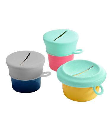 Boon SNUG Snack Cups and Lids - Set of 2 Mint Snack Cups with Lids - Buy Online on GoSupps.com