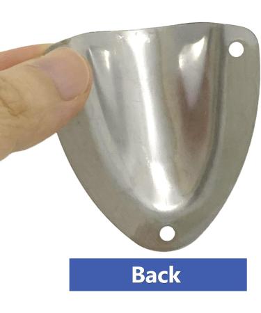 Stainless Steel Wire Cable Hole Ventilator Cover for Marine Boat - Small: 1-5/8 x 1-3/4 | Large: 2-1/4 x 2-3/16 - 2 PCS Option Available - Buy Online on GoSupps.com