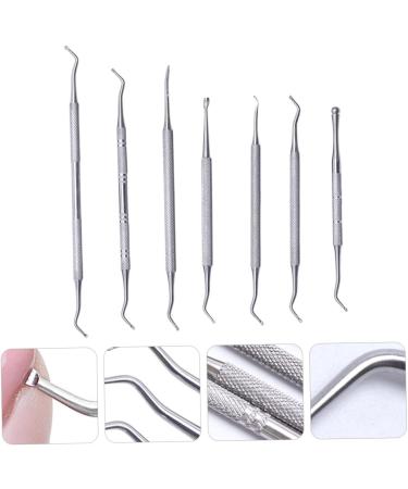minkissy 1 Set Manicure Tools Metal Nail Pusher Cuticle Remover Cuticle Tool Precision Fine Point Nail Cuticle Trimmer for Craft Cuticle Stick Putter Stainless Steel Exfoliating - Buy Online on GoSupps.com