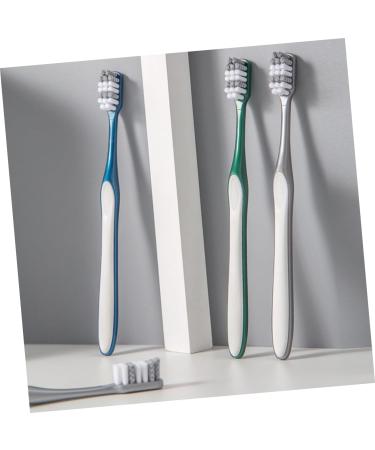 Buy Homsfou 4-Tooth Hygiene Toothbrush for Men - Lightweight Manual Travel Toothbrush | Adult Oral Care - Buy Online on GoSupps.com