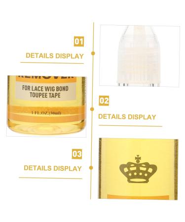 Housoutil 2 Hair Extension Glue Remover Lace Wig 30ml Remover Wig Adhesive Glue Remover Hair Bonding Remover Bonding Glue Remover Adhesive Remover Hair Remover The Cross Plastic - Buy Online on GoSupps.com