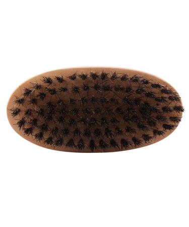 Men's Beard Brush - Wild Boar Bristle Oval Grooming Tool for Shaving and Beard Care - Buy Online on GoSupps.com