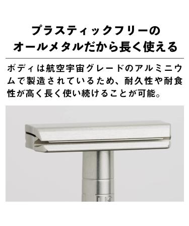 Henson Shaving AL13-M DE Safety Razor - Premium Steel Blue for a Superior Shave | International Shipping Available - Buy Online on GoSupps.com