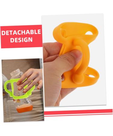 Vaguelly 8 Pcs Silicone Bottle Handle Bottle Handles Bottle Grip Newborn Bottle Handle Silicone Bottle Grip Bottle Grip Milk Feeding Bottle Silica Gel 13.00X7.00X6.50CMx4pcs Assorted Colorx4pcs - Buy Online on GoSupps.com