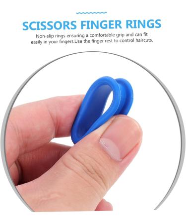 MipCase 12-Piece Colorful Finger Polling Accessories Set | Beauty & Hairdressing Scissors Rings & Inserts | Ideal for Pets & Hair Styling - Buy Online on GoSupps.com
