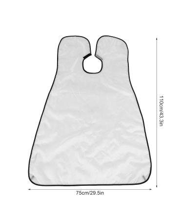 Shop Men's Accessories: Soft Breathable Anti-Static Beard Bib for Trimming - Perfect Gift for Husband Dad Boyfriend & Grandpa (White - Buy Online on GoSupps.com