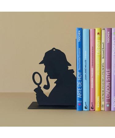 Balvi Sherlock Black Metal Bookend | Original Design | Stylish Home Decor | International Shipping Available - Buy Online on GoSupps.com