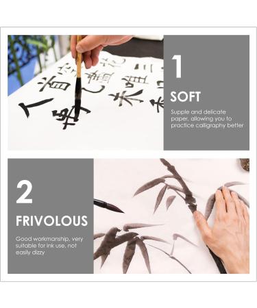 Operitacx 100pcs Calligraphy Painting Rice Paper Xuan Paper Half Ocean Patches Calligraphy Paper China - Buy Online on GoSupps.com