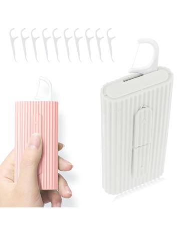 Dental floss stick 2 pieces of sustainable tooth sticks for tooth cleaning - vegan tooth -fledged - Uncontented dental picks for dental hygiene - dental sticks for adults and children