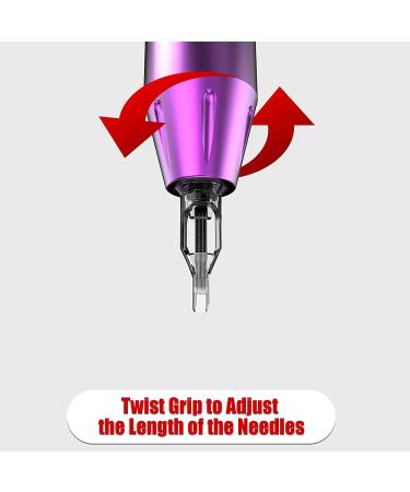 Wormhole Wireless Tattoo Pen Kit with Power Supply and Cartridge Needles - Professional Ink Machine for Beginners | TK502 - Buy Online on GoSupps.com