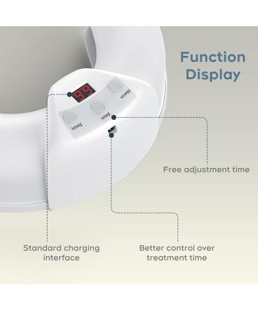 Nail Fungus Light Device for Discolored Nails - 470nm Blue & 905nm Infrared for Home Use Repair Multiple Toenails - Buy Online on GoSupps.com