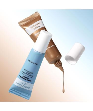  G n rique Bronzing Drops Face Tan Serums Body Highlighter Radiant Finish Gradual Glow Moisturizer Set of 2 Ideal for Daily Use for Home Salon or Travel 10 ml - Buy Online on GoSupps.com