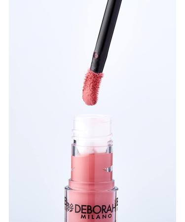 Deborah Milano Fluid Velvet Mat Lipstick No. 19 Light Mauve Long-lasting Liquid Lipstick for Soft Moisturized Lips | 4.5g - Buy Online on GoSupps.com