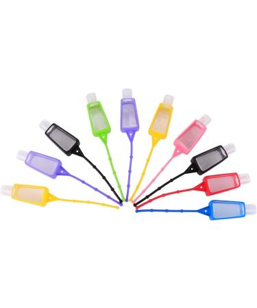 FRCOLOR 20 pcs Silicone Bottle Protective Case - Trapezoidal & Oval Sleeves for Perfume - Easy to Carry Assorted Colors - Buy Online on GoSupps.com