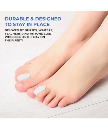 Soft Gel Toe Separators for Bunion & Toe Pain Relief - 6 Pack Toe Spacers & Spreaders - Gel Orthotics for Hallux Valgus & Overlapping Toes - Buy Online on GoSupps.com
