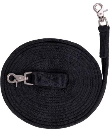 Buy ARBO-INOX Long Reins for Horses - 4 Meters Black Polyester Groundwork | Durable & Versatile - Buy Online on GoSupps.com