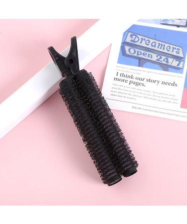 Hair Root Fluffy Clip 4 Pcs Non-Slip Cold Wave Curling Iron for Home Showers Salon DIY Styling Tools (Black) - Buy Online on GoSupps.com