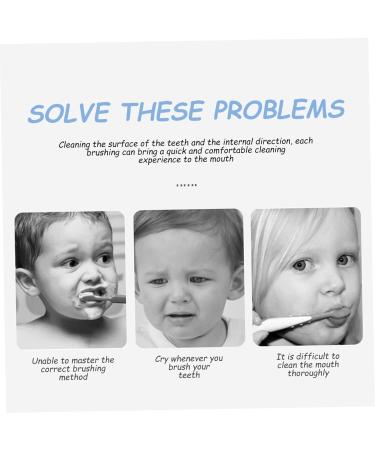 Healeved Soft Fur Toddler Toothbrush - Silica Gel Brush Head - 1 Pack - Blue - International Shipping - Buy Online on GoSupps.com