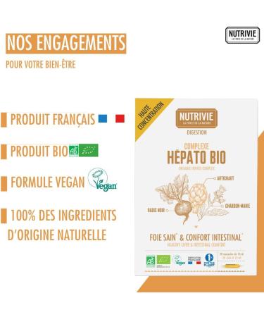 Nutrivie Organic Digestion Complex 20 Ampoules Vegan Organic NUTRIVIE Made in France - Buy Online on GoSupps.com