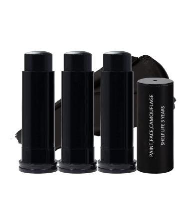 DAGEDA 3Pcs Eyeblack Stick  Eye Black Baseball Football Softball Black Face Paint Stick Eye Black Sports  Long-Lasting Easy to Color Face Body Paint Halloween for Black Face Makeup