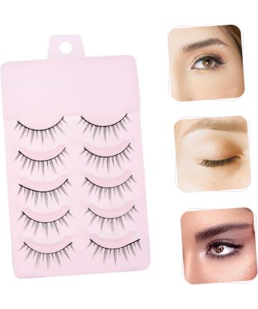Beaupretty 5 Pairs Fake Eyelashes Makeup Eyelash Cat Eyes Eyelashes Beauty Eyelashes Beauty Accessories Transparent Band Eyelash 3d Magnetic Eyelashes Kit Natural Acrylic Woman Chemical Fiber - Buy Online on GoSupps.com