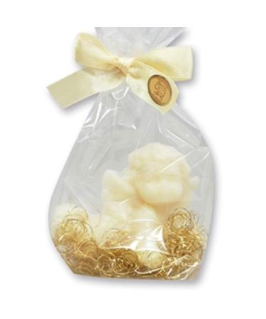 Florex Schafmilchseife Florex Sheep Milk Soap with Guardian Angel Decorated with Angel Hair