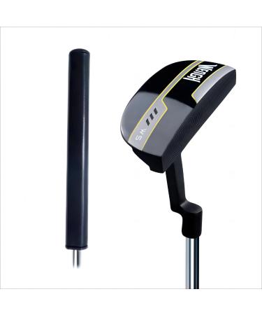 WENGH Golf Putter Right Handed for Men and Women with CNC Milled Face Available Two Colors -red and black-34 inches