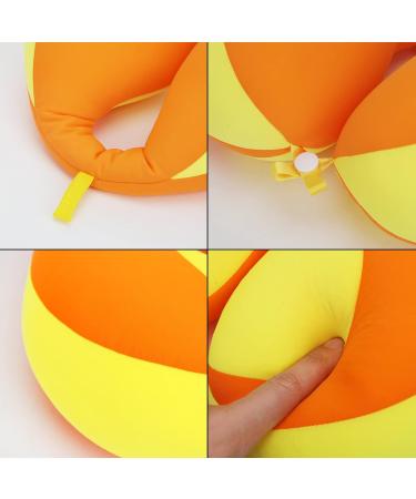 Kids Travel Pillow - Toddler Chin Supporting Neck Pillow for Safety & Comfort - Yellow - Ages 0-10 - Buy Online on GoSupps.com