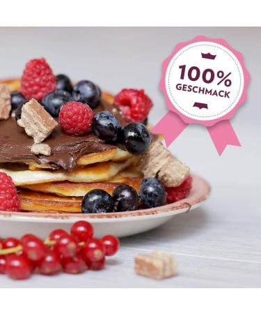 Gymqueen Protein Pancake Baking Mix Vanilla 500g - High Protein Quick & Easy Pancake Powder Sugar Reduced - Buy Online on GoSupps.com