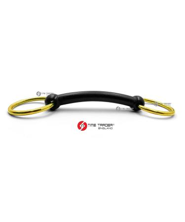 2" Loose Ring Rubber Mouth Snaffle Horse Pony Bit Cob Bradoon Mullen Bit (4.5") - Buy Online on GoSupps.com