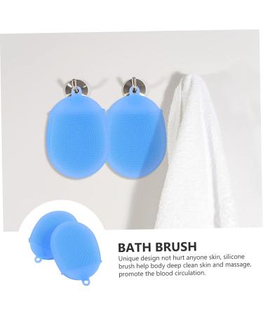 2pcs Silicone Bath Brush Set for Body and Scalp Cleaning - FOMIYES - Buy Online on GoSupps.com