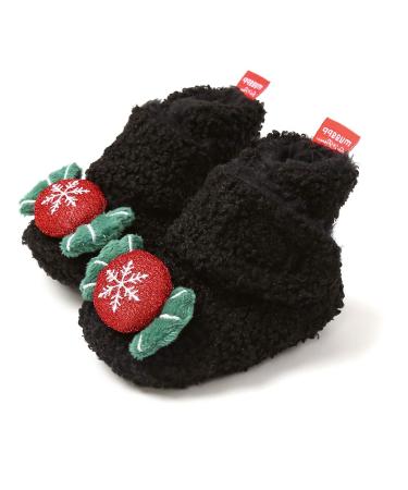 Matt Keely Baby Boys Girls Anti-Slip Soft Sole Slipper Booties Infant Crib Shoes Crawler Warm Winter Boots with Fleece Lining 6-12 Months Black Style 3 - Buy Online on GoSupps.com