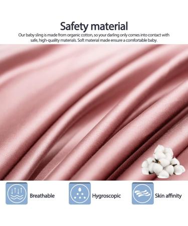 Adjustable Breathable Baby Sling Carrier | Quick Dry with Thick Shoulder Straps | 0-36 Months (Pink) - Buy Online on GoSupps.com