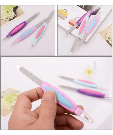YOXIER Cuticle Pusher Easy Cleaning Lightweight Useful Manicure Polishing Stick Manicure File Multi - Buy Online on GoSupps.com