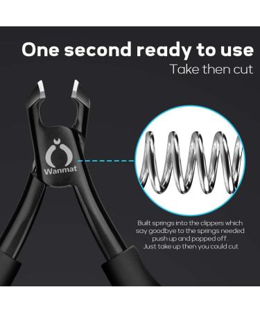 Senior Toenail Clippers for Thick Nails | Podiatrist-Approved Surgical Stainless Steel Trimmer with Sharp Blades and Light Soft Handle - Buy Online on GoSupps.com
