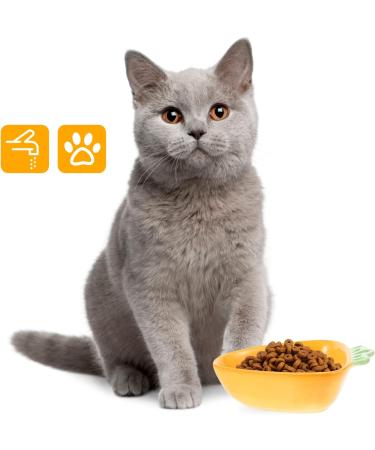 ULTECHNOVO Ceramic Carrot Food Bowl for Small Animals - Hamster Feeding Bowl - Buy Online on GoSupps.com