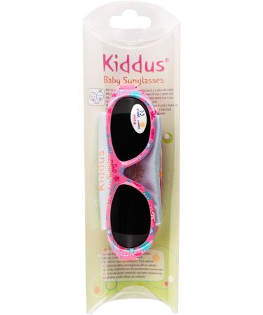 Kiddus Baby Sunglasses for Newborn to 2 Years | UV400 Coating | Fuchsiaflower Pattern - Buy Online on GoSupps.com