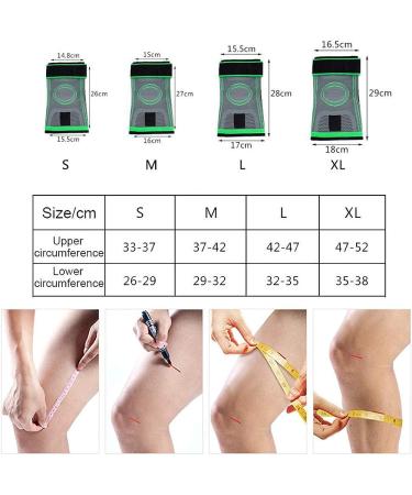 Anti-Slip Compression Knee Sleeve | Adjustable Brace for Arthritis & Meniscus Tear | Quick Recovery for Running, Crossfit, Basketball | Large Black - Buy Online on GoSupps.com